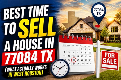Best Time to Sell a House in 77084 TX (What Actually Works in West Houston)