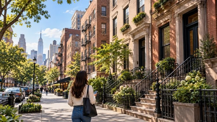 Residential buildings in New York City neighborhoods for first-time buyers