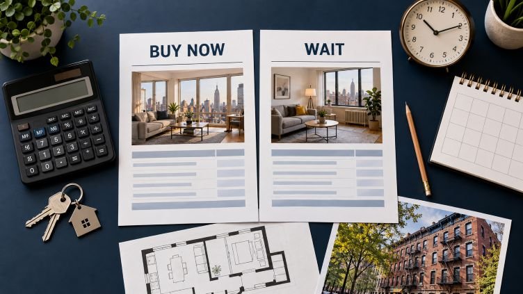 NYC buyer comparing mortgage rates before purchasing a home