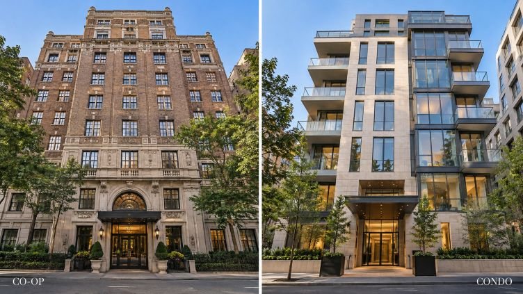 Comparing the timing of co-op and condo purchases in NYC