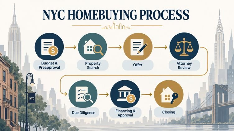 Steps involved in buying a home in New York City